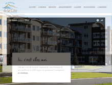 Tablet Screenshot of lesjardinsdelacote.com